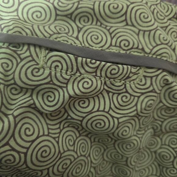 Kavu Womens Green Circle Geometric Athletic Active Hiking Nylon Shorts - Picture 3 of 5